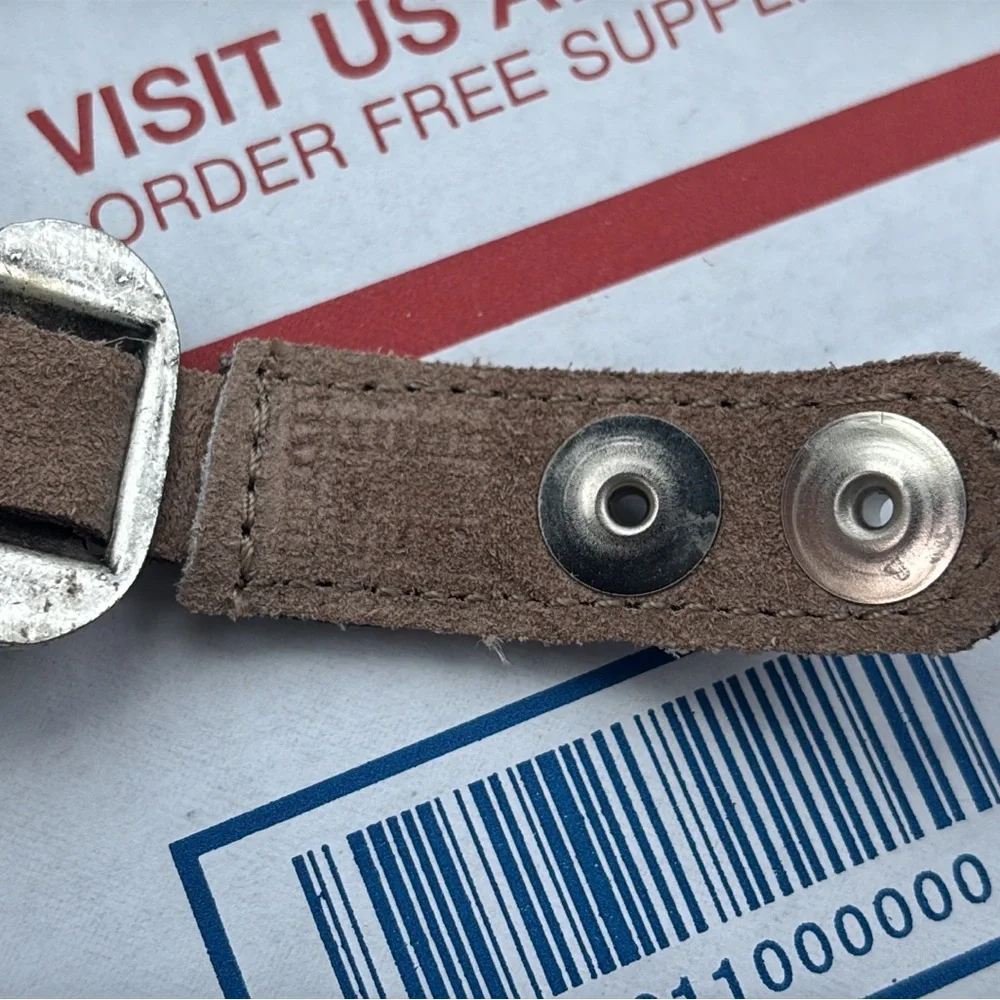 Leather Rock Stylish Leather Bracelet with Crystal Accents ✨New without tag✨